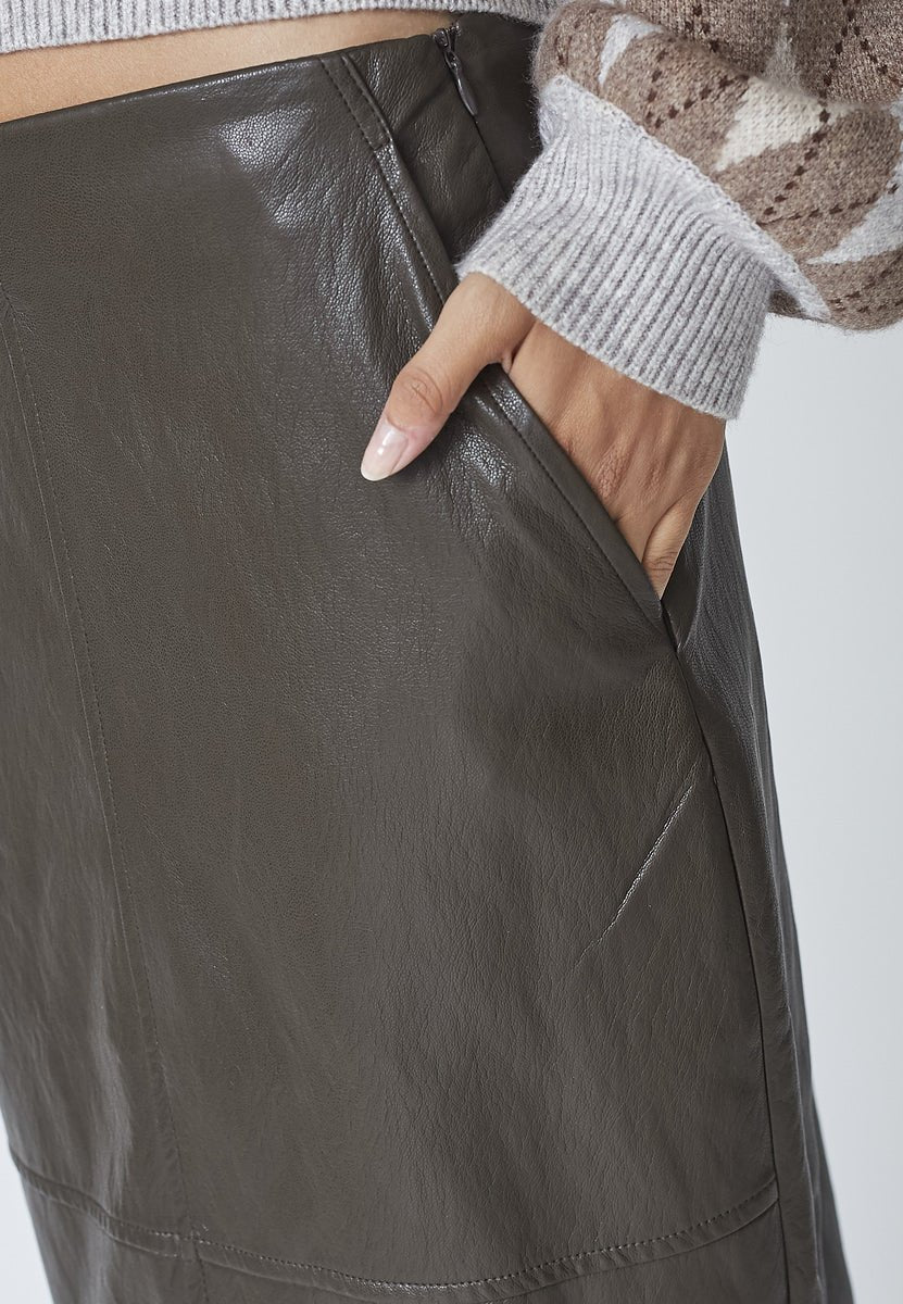 GittCC Floor Skirt - Dark Brown - Co'couture