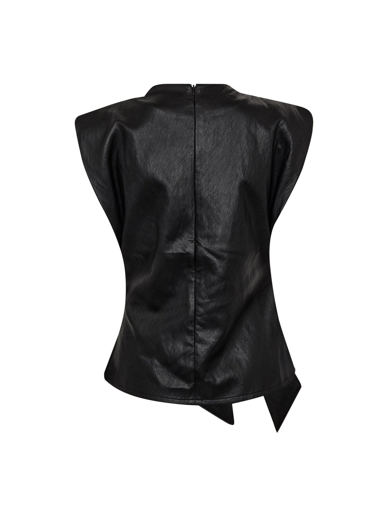 GittCC Pleat Top - Black - Co'couture