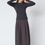 GrannyCC Embroidery LS Tee - Black - Co'couture