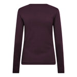 GrannyCC Embroidery LS Tee - Plum - Co'couture