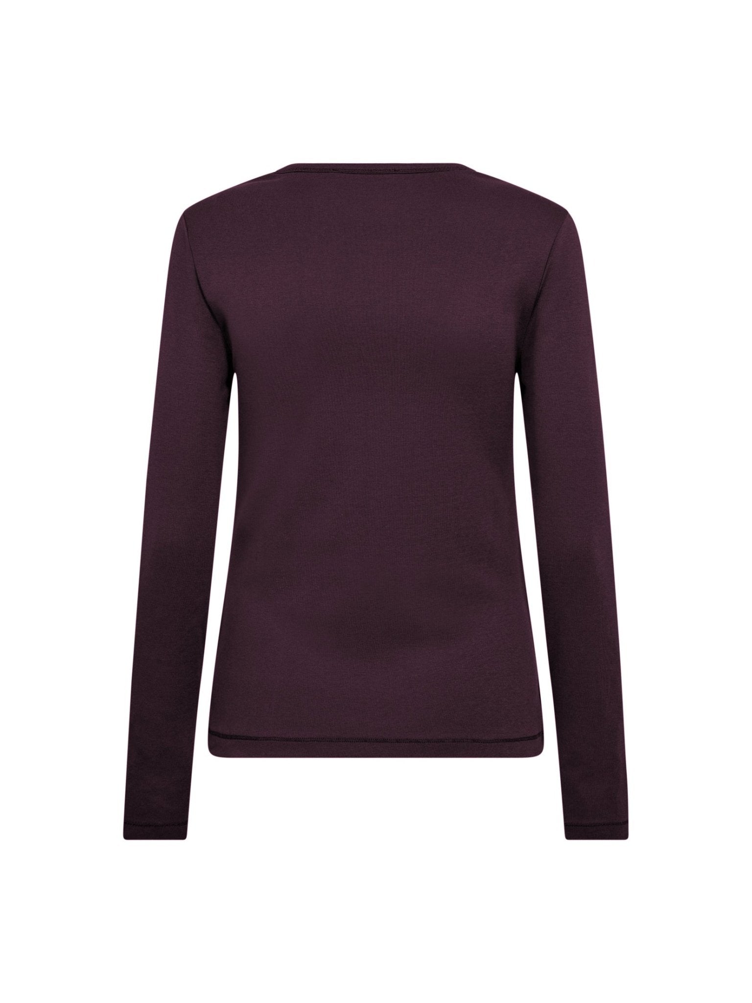 GrannyCC Embroidery LS Tee - Plum - Co'couture