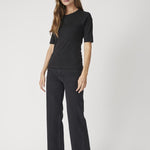 GrannyCC Embroidery SS Tee - Black - Co'couture