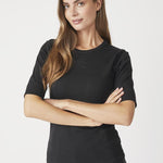 GrannyCC Embroidery SS Tee - Black - Co'couture