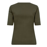 GrannyCC Embroidery SS Tee - Military Olive - Co'couture