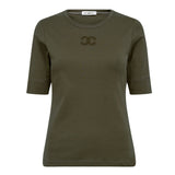 GrannyCC Embroidery SS Tee - Military Olive - Co'couture