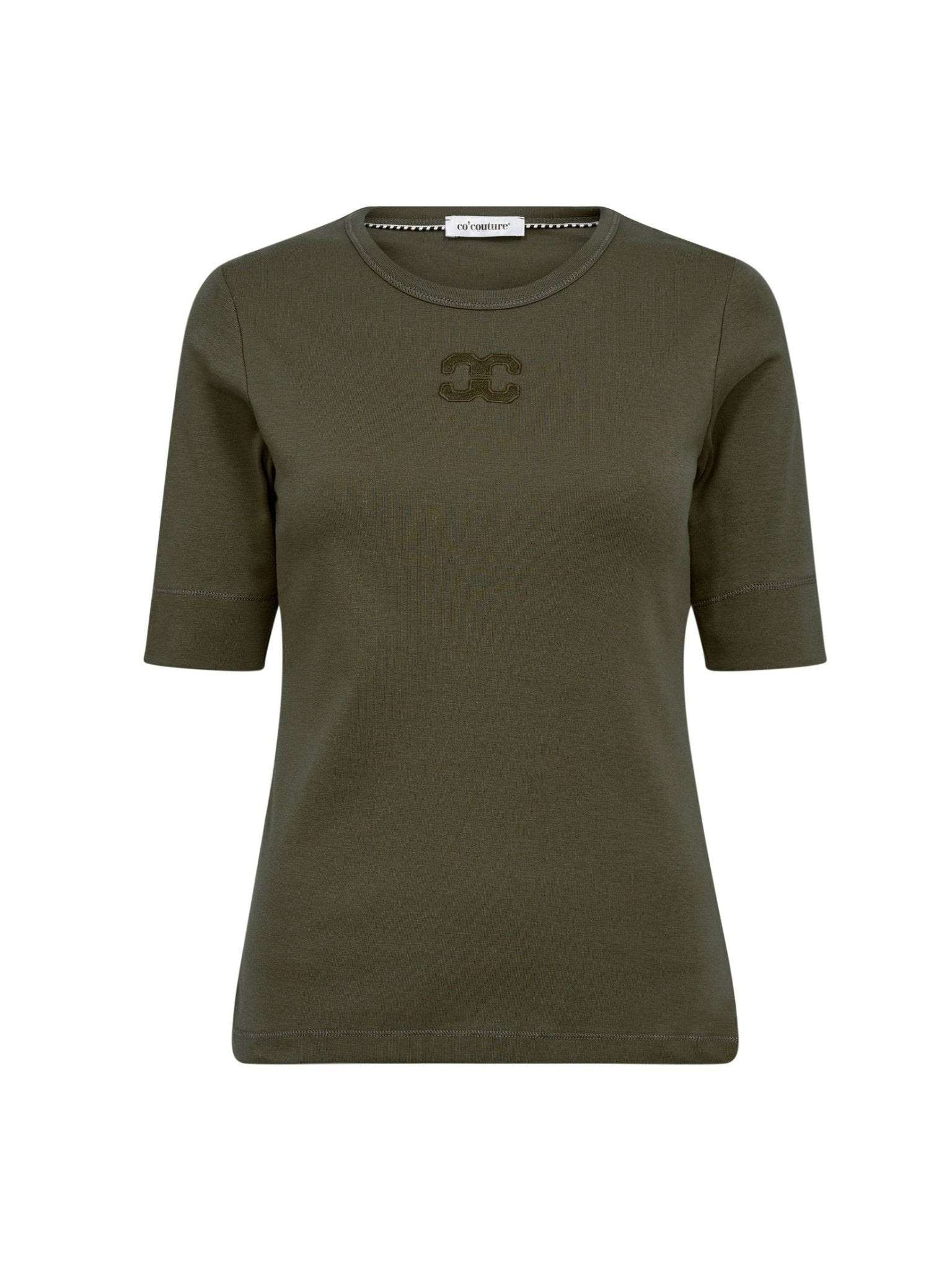 GrannyCC Embroidery SS Tee - Military Olive - Co'couture