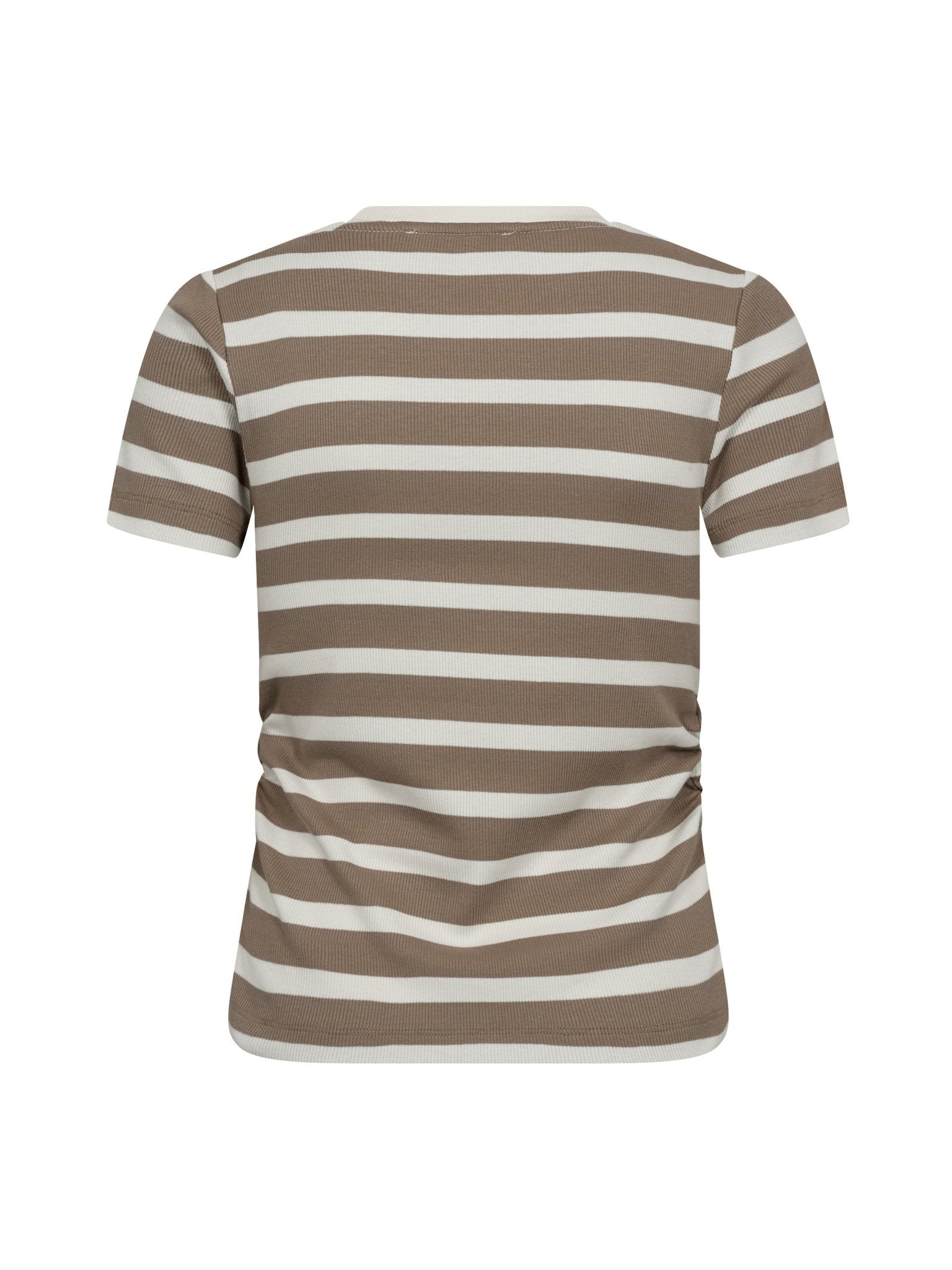 GrannyCC Gathering Stripe Tee - OffWhite/Walnut - Co'couture