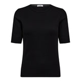 GrannyCC Rib SS O - Tee - Black - Co'couture