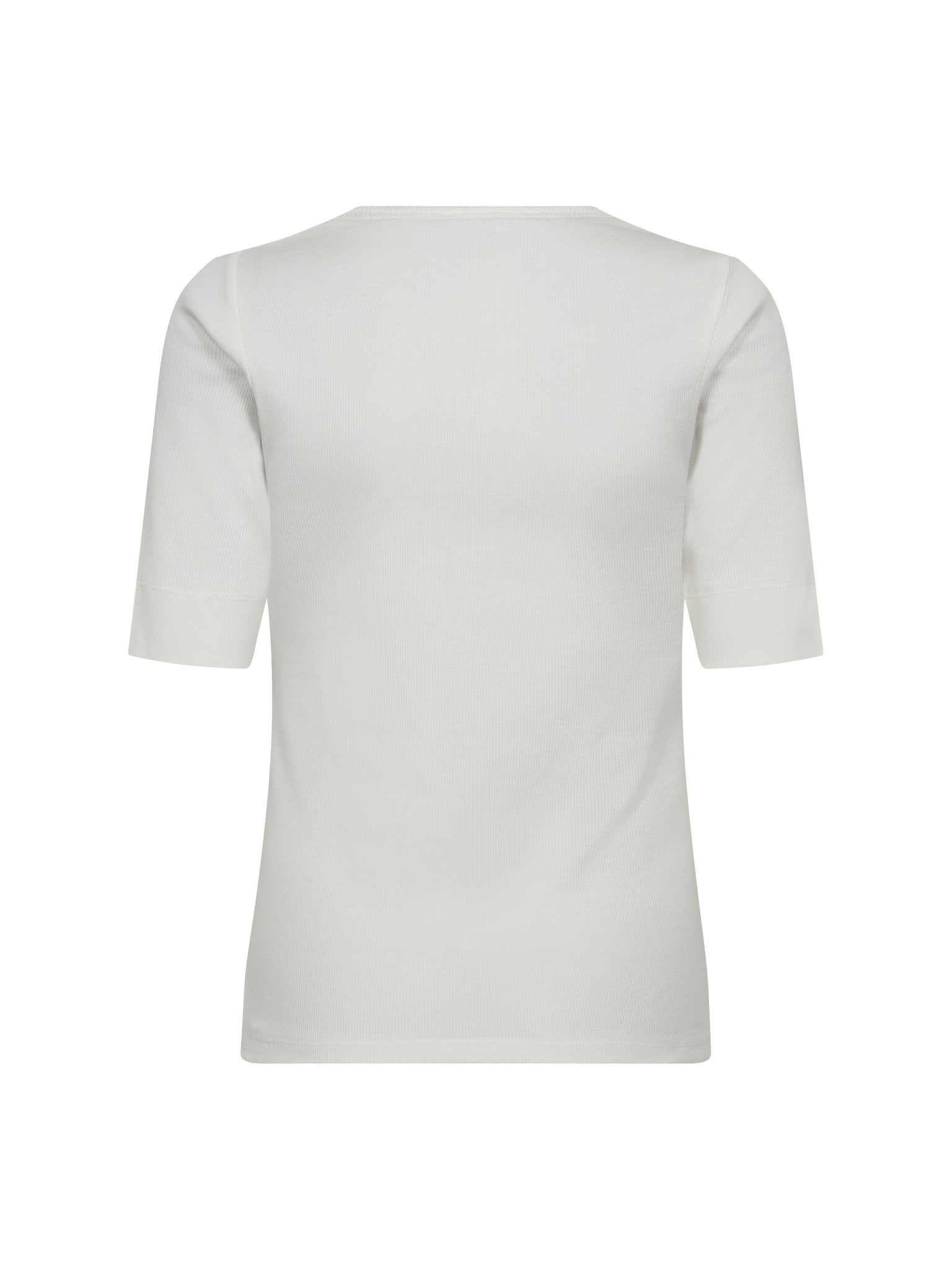 GrannyCC Rib SS O - Tee - Off white - Co'couture