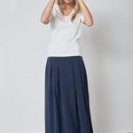 GrannyCC Rib SS V - Tee - Off white - Co'couture