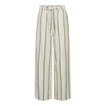 IdieCC Stripe Pants - Off - White Green - Co'couture