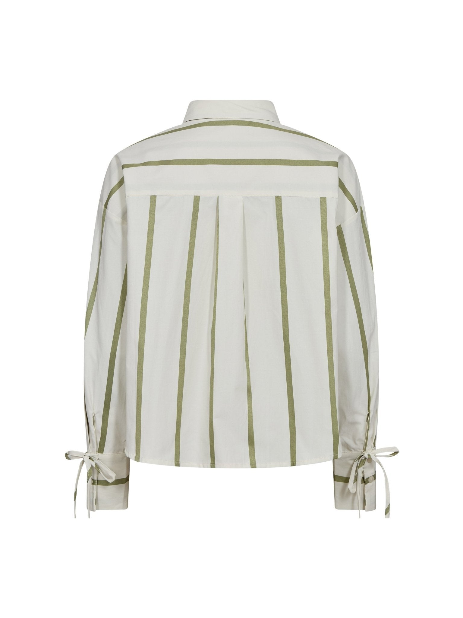 IdieCC Stripe Shirt - Off - White Green - Co'couture
