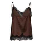 IdunCC Lace Top - Dark Brown - Co'couture