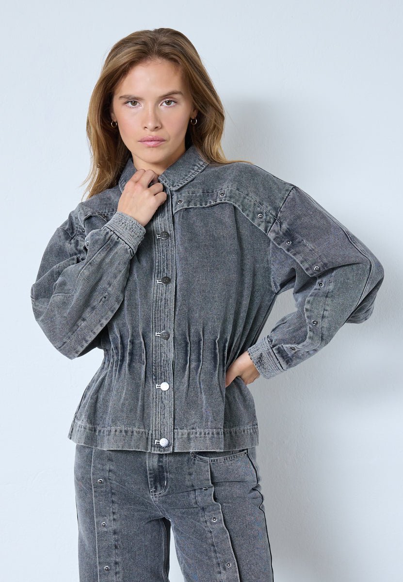 KellanCC Denim Jacket - Mid Grey - Co'couture