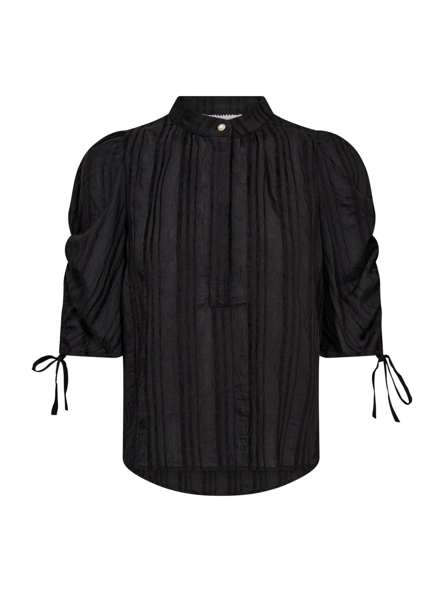 KesiCC SS Puff Blouse - Black - Co'couture