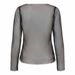 KrystalCC Net Blouse - Black - Co'couture