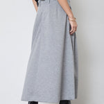 LanceCC Pleat Skirt - Grey Melange - Co'couture