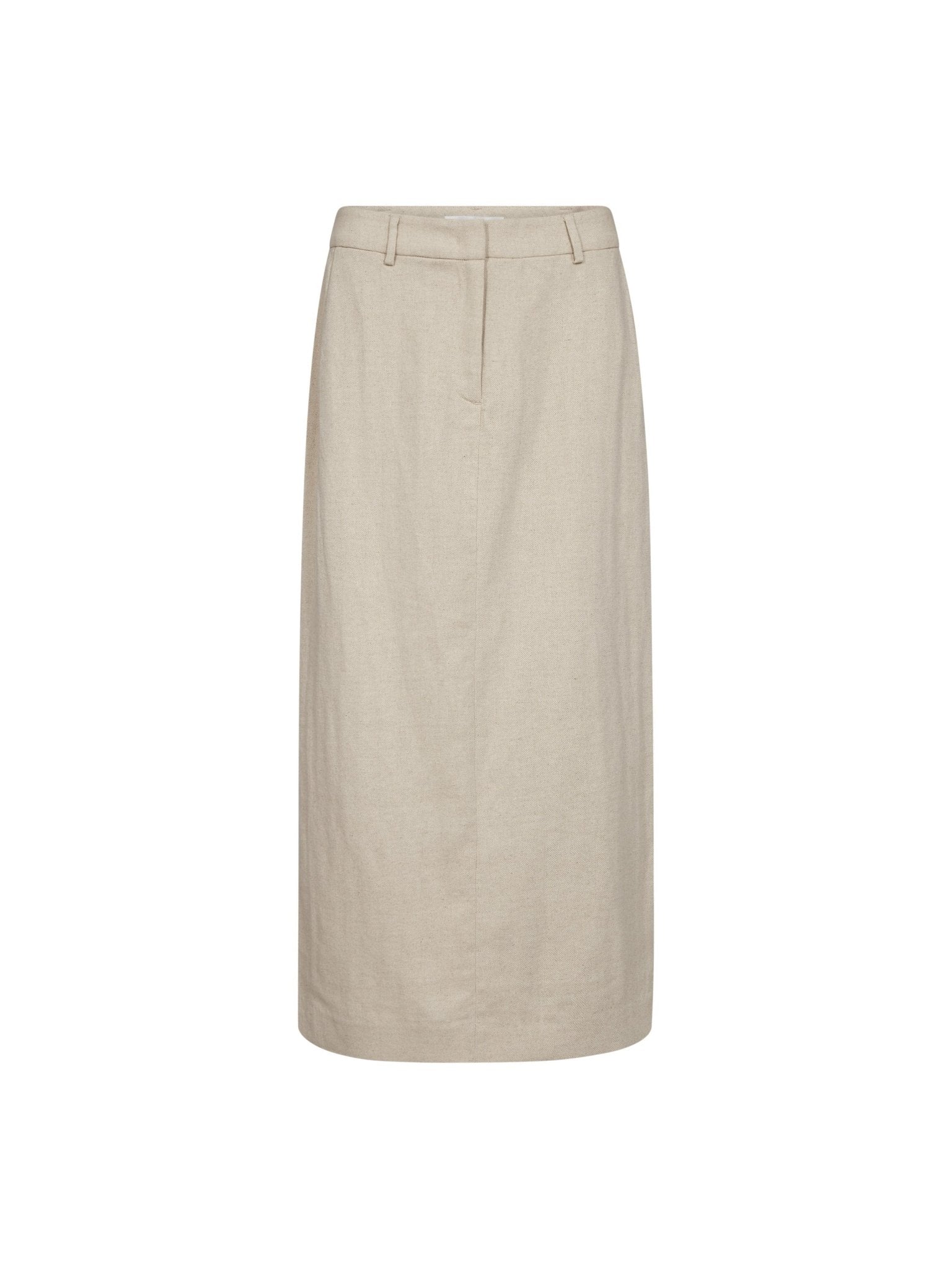 LeenaCC Linen Floor Skirt - Bone - Co'couture