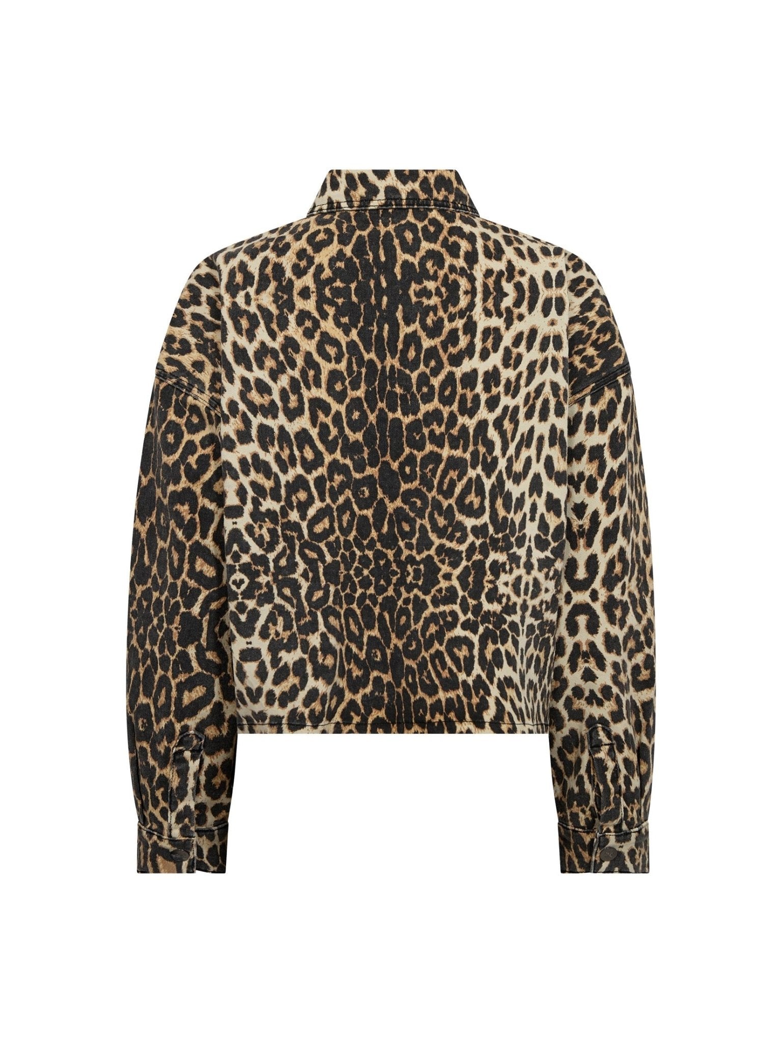 LeoCC Denim Crop Shirt - Khaki - Co'couture