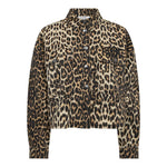 LeoCC Denim Crop Shirt - Khaki - Co'couture