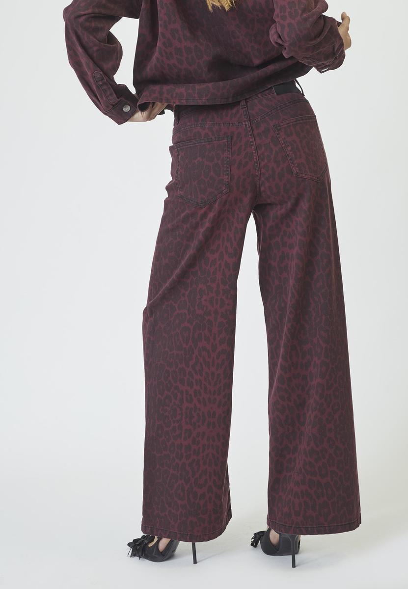 LeoCC Wide Pant - Winered - Co'couture