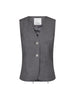 LiamCC Curve Vest - Mid Grey