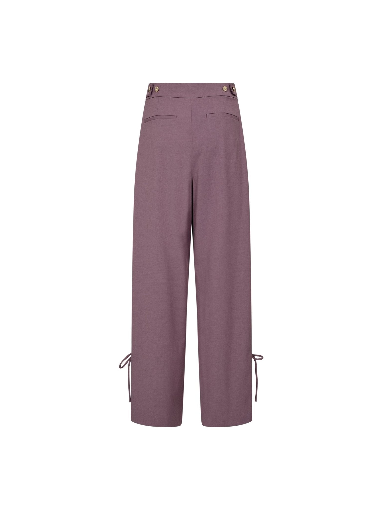 LiamCC String Pleat LL Pant - Old Rose - Co'couture