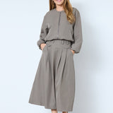 LunaCC Balloon Zip Jacket - Walnut - Co'couture