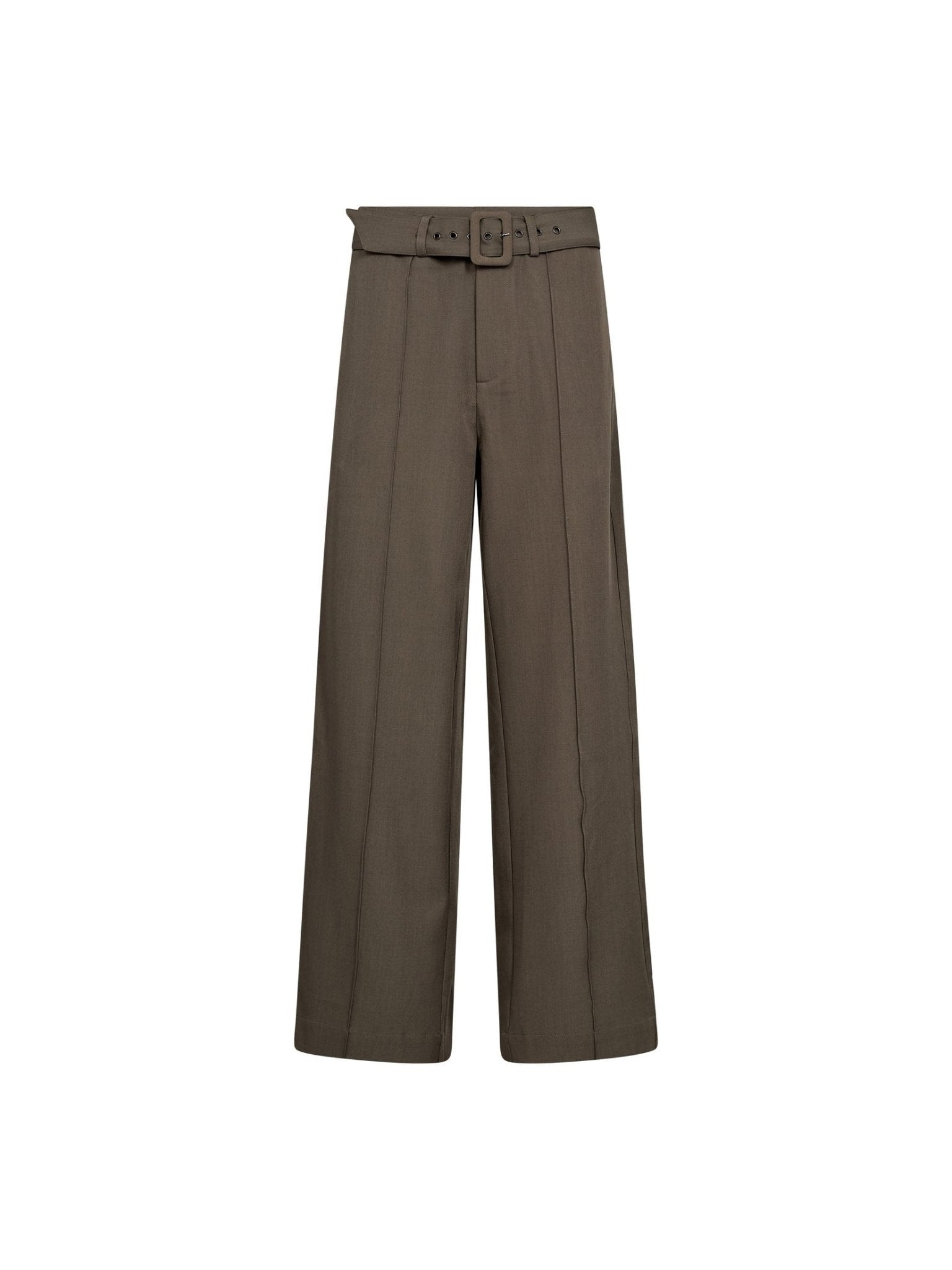 LunaCC Belt Crease LL Pant - Walnut - Co'couture