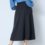 LunaCC Pocket Pleat Skirt - Black - Co'couture