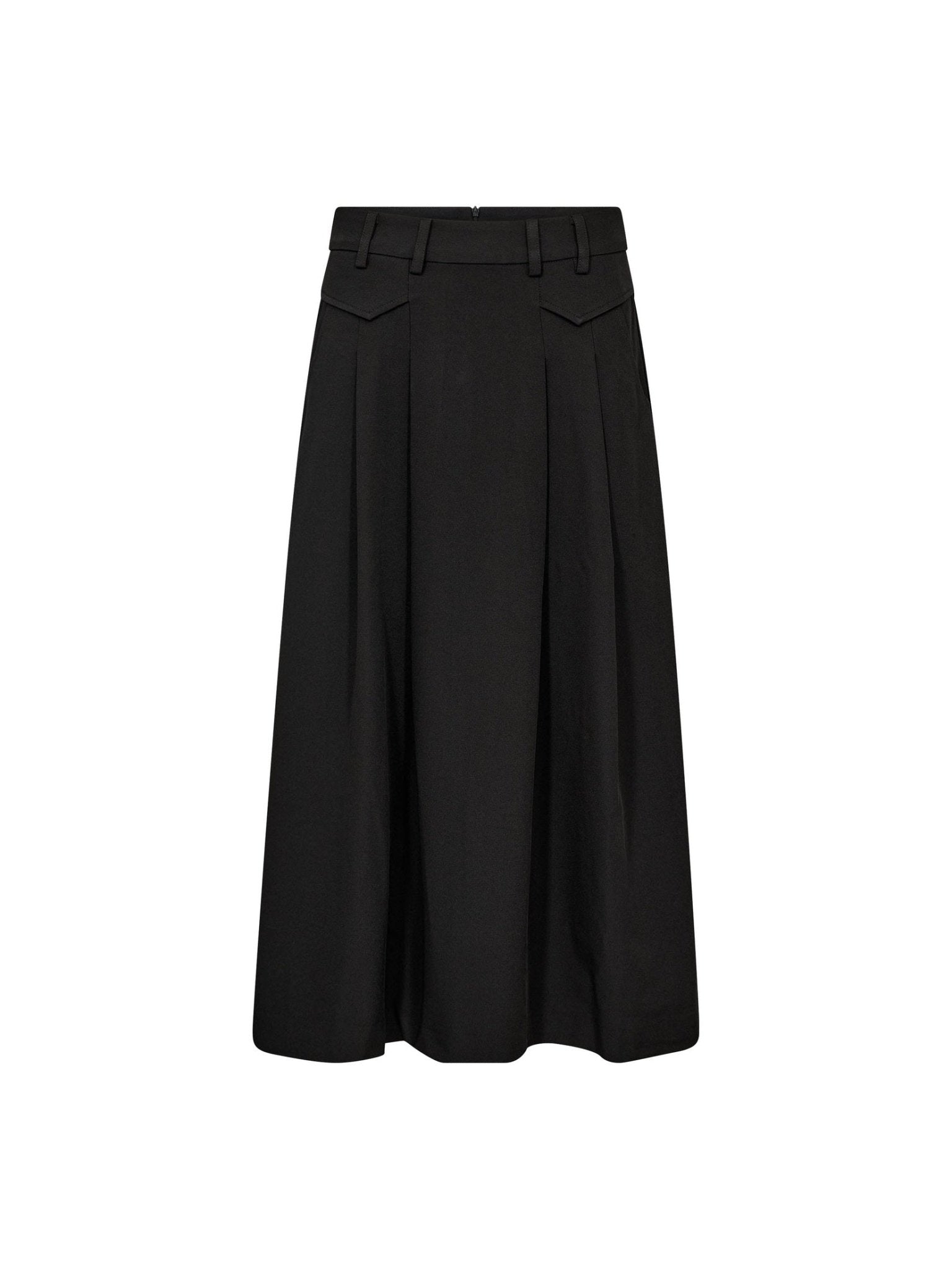 LunaCC Pocket Pleat Skirt - Black - Co'couture