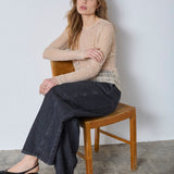 MarcyCC Mesh O - blouse - Bone - Co'couture