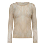 MarcyCC Mesh O - blouse - Bone - Co'couture