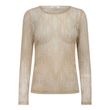 MarcyCC Mesh O - blouse - Bone - Co'couture