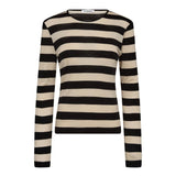 MasonCC Stripe Blouse - BoneBlack - Co'couture