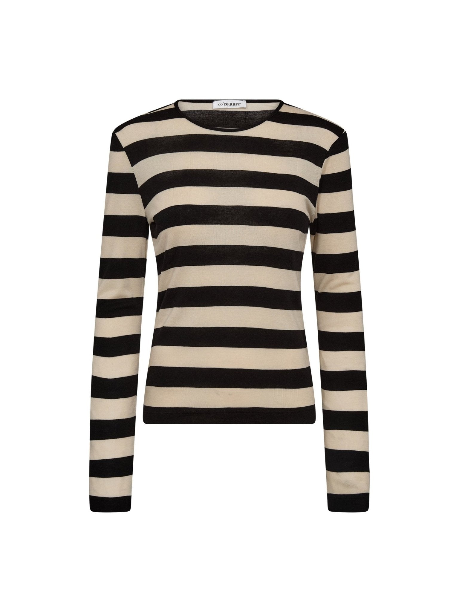 MasonCC Stripe Blouse - BoneBlack - Co'couture