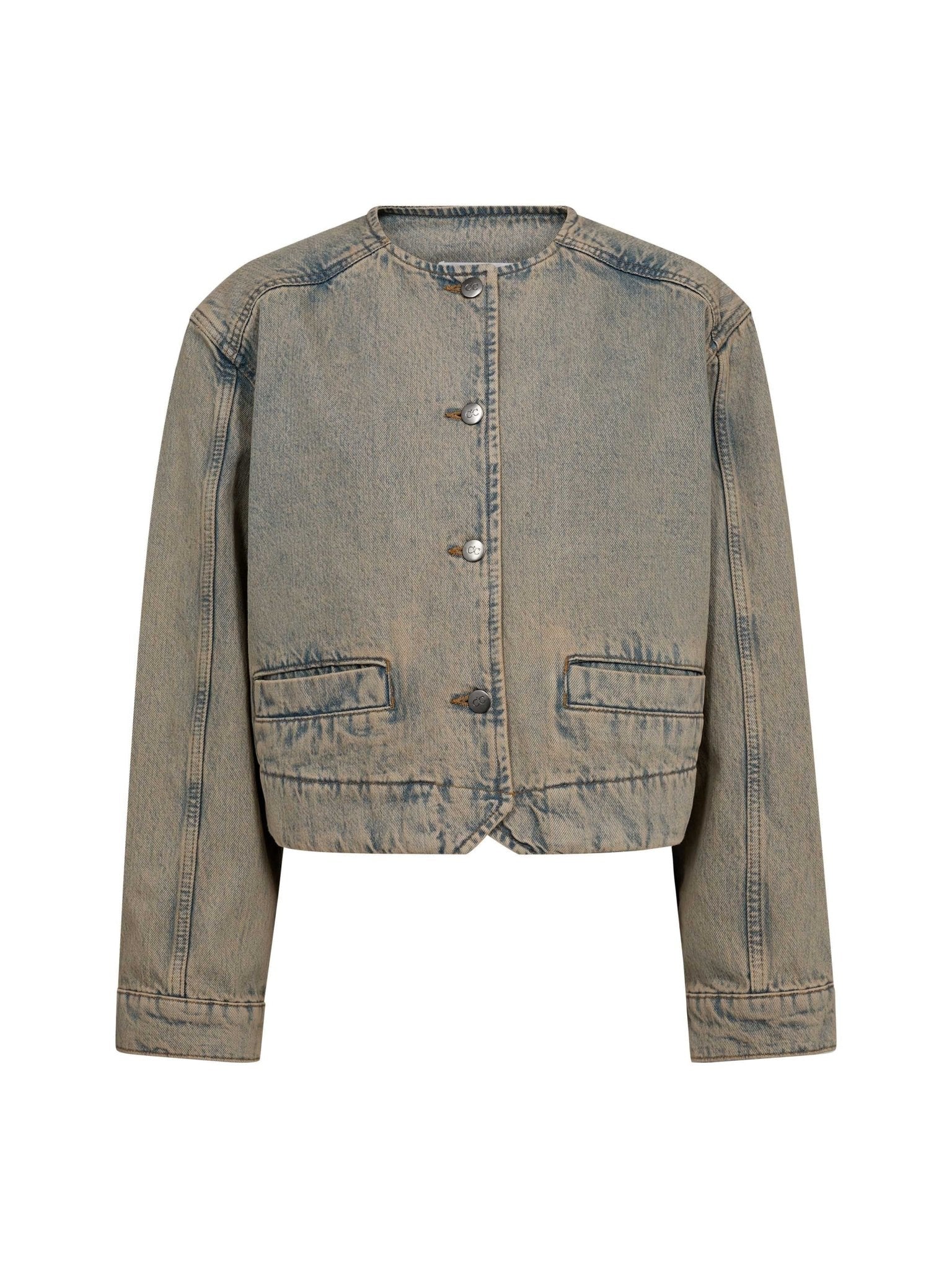 MauraCC Denim Jacket - Sand - Co'couture