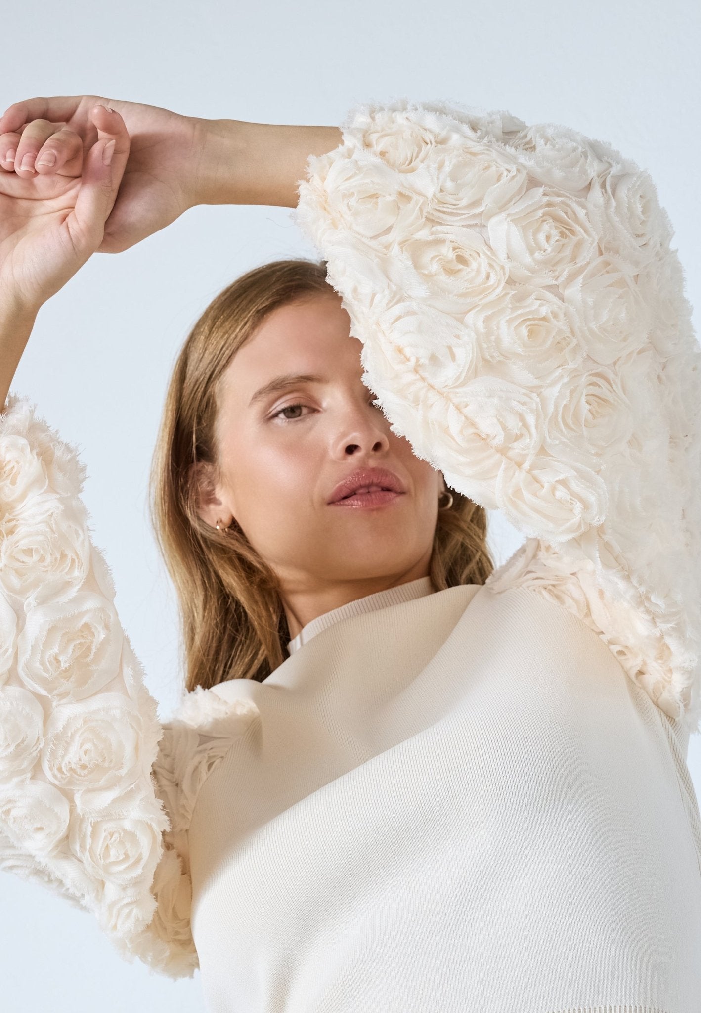 MerciaCC Rose Mix Knit - Bone - Co'couture