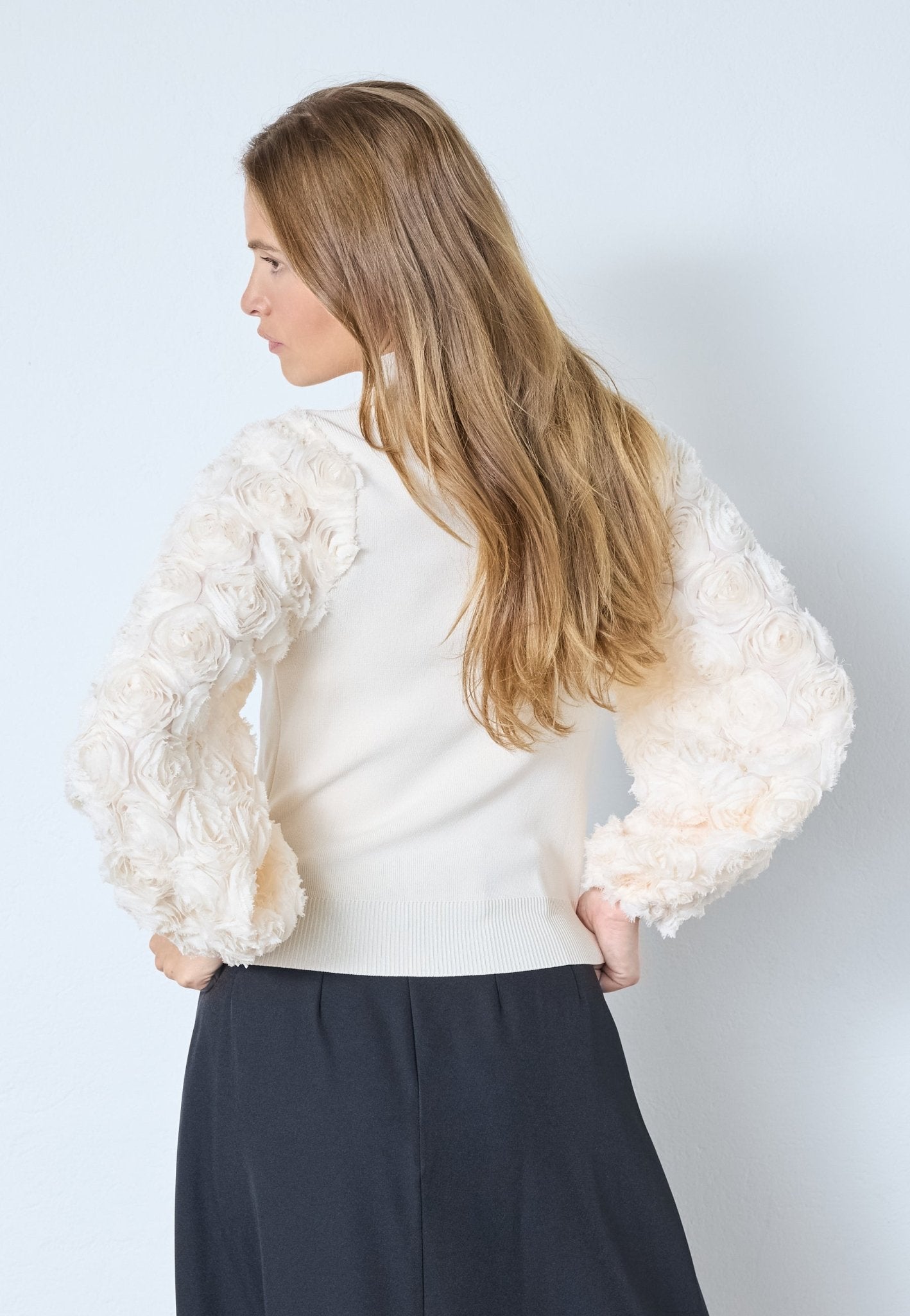 MerciaCC Rose Mix Knit - Bone - Co'couture