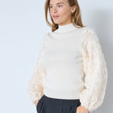 MerciaCC Rose Mix Knit - Bone - Co'couture