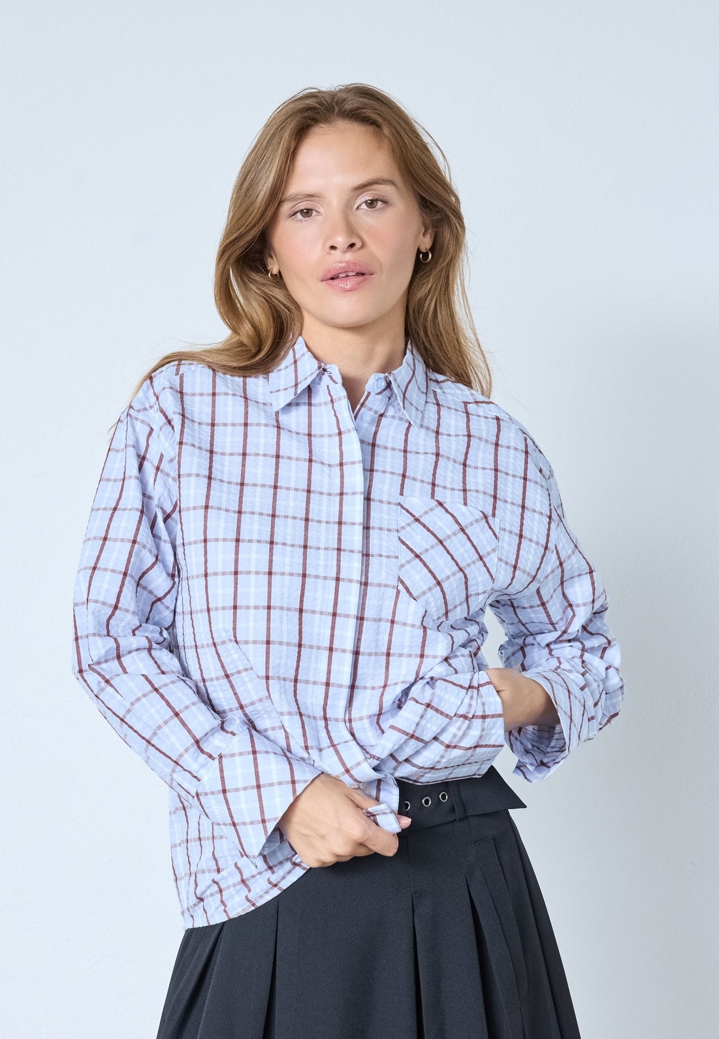 MileyCC Oversize Shirt - Pale Blue - Co'couture