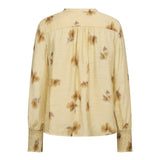 MylaCC Flower V - Shirt - PaleYellow - Co'couture