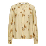 MylaCC Flower V - Shirt - PaleYellow - Co'couture