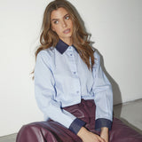 NelsonCC Stripe Shirt - Pale Blue - Co'couture