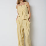 NilanCC Tailored Top - PaleYellow - Co'couture