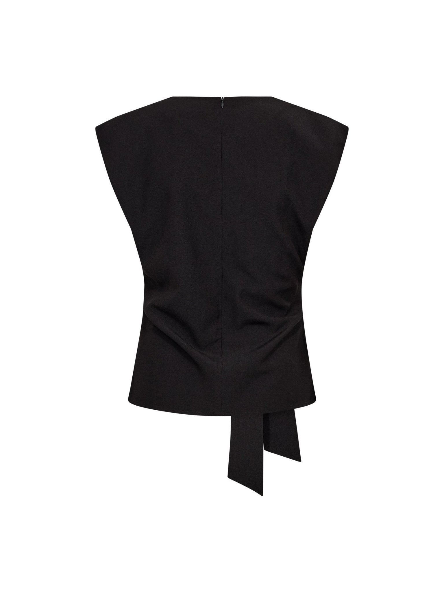 NolanCC Pleat Top - Black - Co'couture