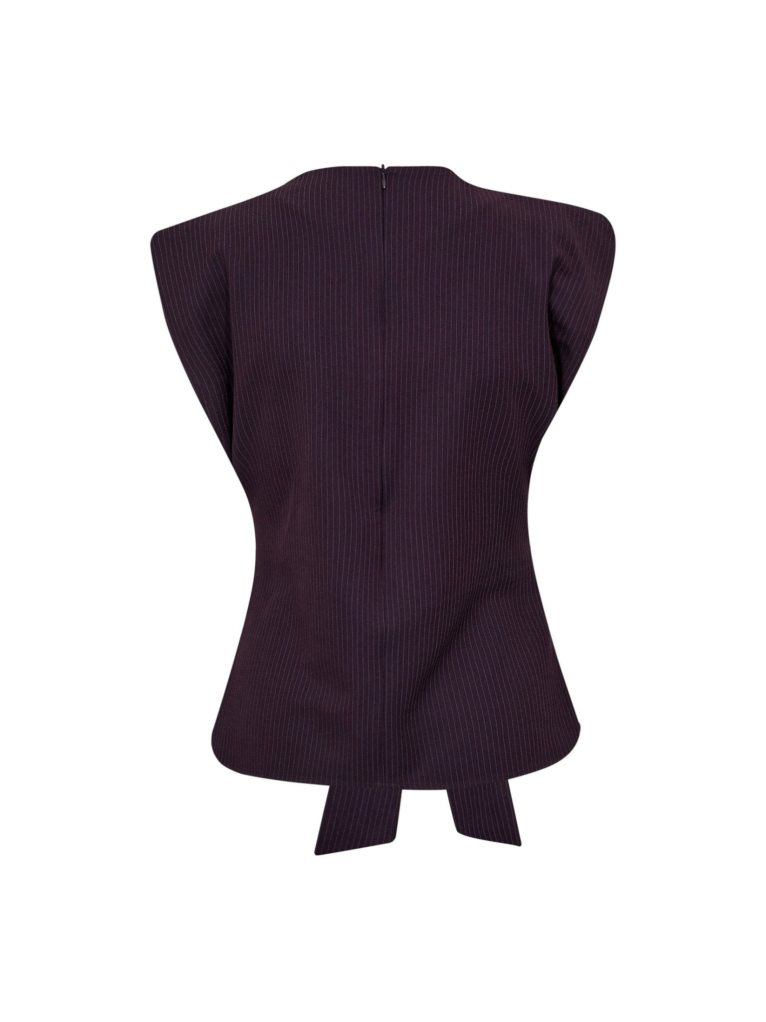 NolanCC Pleat Top - Plum - Co'couture