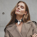 PearlCC Scarf - Black Stripe - Co'couture