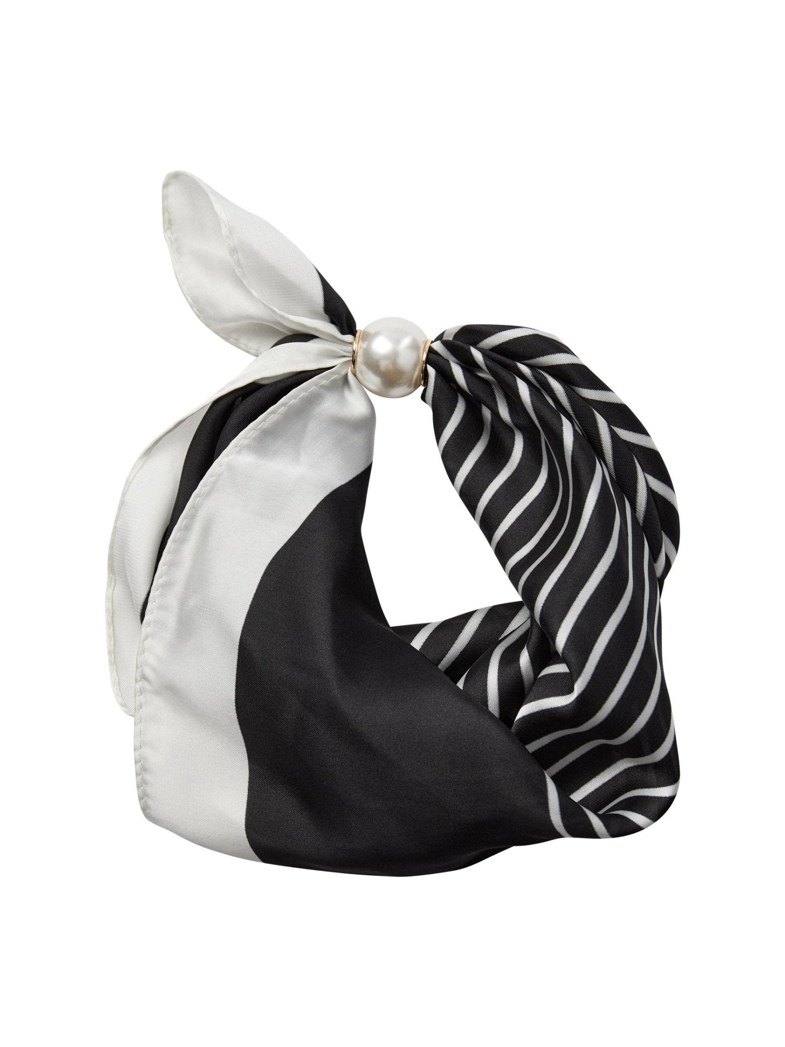 PearlCC Scarf - Black Stripe - Co'couture