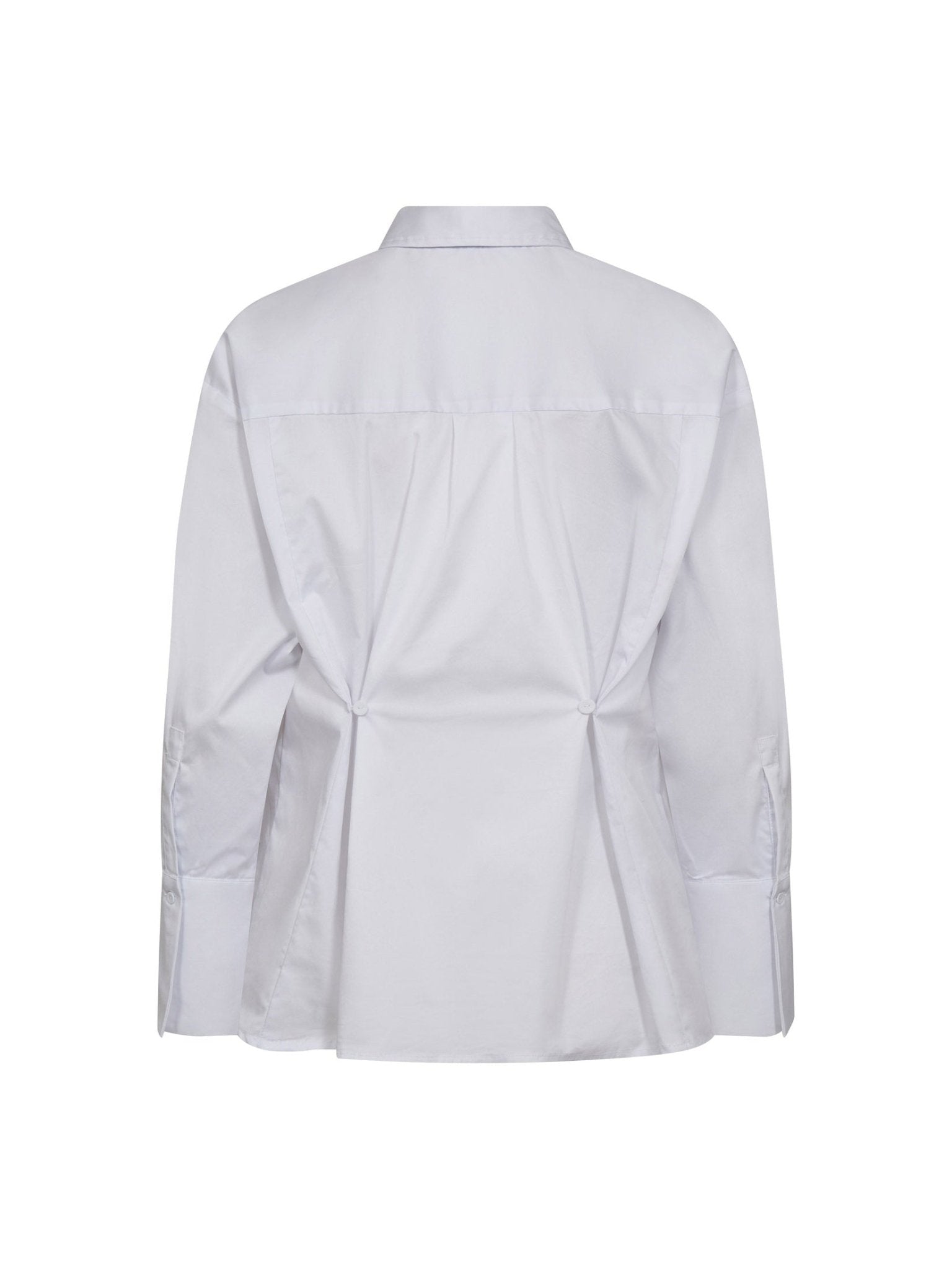 PoppyCC Button Waist Shirt - White - Co'couture
